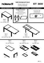 Предварительный просмотр 2 страницы Hülsta 32261 Assembly Instructions Manual