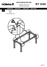 Предварительный просмотр 3 страницы Hülsta 32261 Assembly Instructions Manual