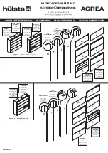 Preview for 14 page of Hülsta ACREA Assembly Instruction Manual