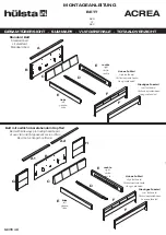 Preview for 48 page of Hülsta ACREA Assembly Instruction Manual