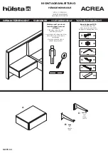 Preview for 64 page of Hülsta ACREA Assembly Instruction Manual