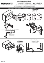 Preview for 72 page of Hülsta ACREA Assembly Instruction Manual