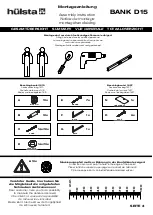 Предварительный просмотр 3 страницы Hülsta Bank D15 Assembly Instruction Manual