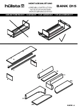 Предварительный просмотр 4 страницы Hülsta Bank D15 Assembly Instruction Manual