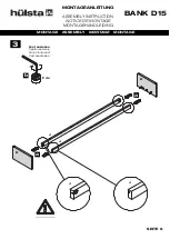 Предварительный просмотр 6 страницы Hülsta Bank D15 Assembly Instruction Manual