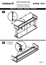 Предварительный просмотр 7 страницы Hülsta Bank D15 Assembly Instruction Manual