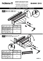 Предварительный просмотр 9 страницы Hülsta Bank D15 Assembly Instruction Manual