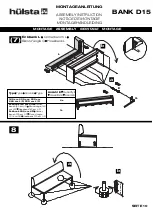 Предварительный просмотр 10 страницы Hülsta Bank D15 Assembly Instruction Manual