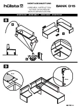 Предварительный просмотр 11 страницы Hülsta Bank D15 Assembly Instruction Manual