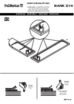 Предварительный просмотр 12 страницы Hülsta Bank D15 Assembly Instruction Manual