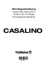 Предварительный просмотр 1 страницы Hülsta CASALINO Assembly Instruction Manual