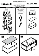 Предварительный просмотр 3 страницы Hülsta CASALINO Assembly Instruction Manual