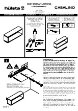 Предварительный просмотр 10 страницы Hülsta CASALINO Assembly Instruction Manual