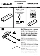 Предварительный просмотр 13 страницы Hülsta CASALINO Assembly Instruction Manual