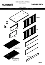 Предварительный просмотр 19 страницы Hülsta CASALINO Assembly Instruction Manual