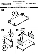 Предварительный просмотр 21 страницы Hülsta CASALINO Assembly Instruction Manual