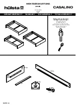 Предварительный просмотр 34 страницы Hülsta CASALINO Assembly Instruction Manual