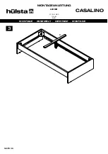 Предварительный просмотр 36 страницы Hülsta CASALINO Assembly Instruction Manual