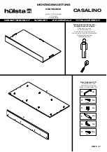 Предварительный просмотр 37 страницы Hülsta CASALINO Assembly Instruction Manual