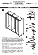 Предварительный просмотр 32 страницы Hülsta Casanotte 521 Assembly Instruction Manual