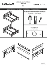 Предварительный просмотр 37 страницы Hülsta Casanotte 521 Assembly Instruction Manual