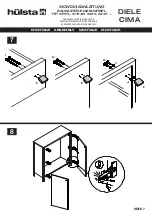 Предварительный просмотр 7 страницы Hülsta Diele Cima 122961L Assembly Instruction Manual