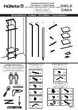 Предварительный просмотр 9 страницы Hülsta Diele Cima 122961L Assembly Instruction Manual