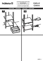 Предварительный просмотр 15 страницы Hülsta Diele Cima 122961L Assembly Instruction Manual