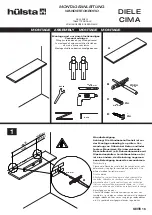 Предварительный просмотр 16 страницы Hülsta Diele Cima 122961L Assembly Instruction Manual