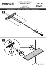 Предварительный просмотр 17 страницы Hülsta Diele Cima 122961L Assembly Instruction Manual