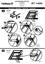 Предварительный просмотр 7 страницы Hülsta DINING TABLE ET 1400 Assembly Instruction Manual