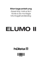 Hülsta ELUMO II Assembly Instruction Manual предпросмотр