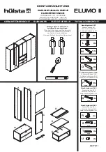 Preview for 11 page of Hülsta ELUMO II Assembly Instruction Manual