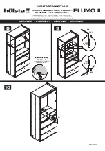 Preview for 21 page of Hülsta ELUMO II Assembly Instruction Manual