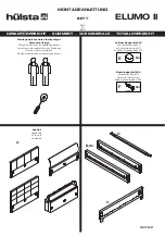 Preview for 31 page of Hülsta ELUMO II Assembly Instruction Manual