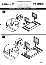 Предварительный просмотр 7 страницы Hülsta ET 1200 Table 12181 Assembly Instruction Manual