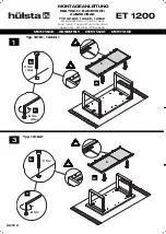 Предварительный просмотр 8 страницы Hülsta ET 1200 Table 12181 Assembly Instruction Manual