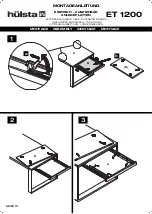 Предварительный просмотр 10 страницы Hülsta ET 1200 Table 12181 Assembly Instruction Manual