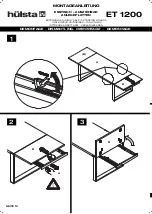 Предварительный просмотр 12 страницы Hülsta ET 1200 Table 12181 Assembly Instruction Manual