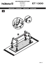 Предварительный просмотр 5 страницы Hülsta ET 1300 13181 Assembly Instruction Manual