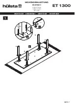 Предварительный просмотр 7 страницы Hülsta ET 1300 13181 Assembly Instruction Manual