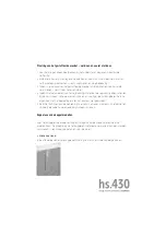 Предварительный просмотр 17 страницы Hülsta hs.430 Important Product Information