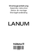 Hülsta Lanum Assembly Instruction Manual предпросмотр