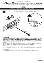 Предварительный просмотр 44 страницы Hülsta Lanum Assembly Instruction Manual