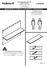 Предварительный просмотр 47 страницы Hülsta Lanum Assembly Instruction Manual