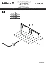 Предварительный просмотр 49 страницы Hülsta Lanum Assembly Instruction Manual