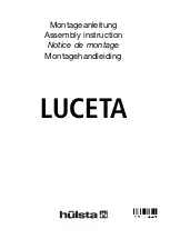 Предварительный просмотр 1 страницы Hülsta Luceta Wardrobe Assembly Instruction Manual