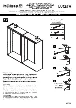 Предварительный просмотр 9 страницы Hülsta Luceta Wardrobe Assembly Instruction Manual