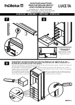 Предварительный просмотр 14 страницы Hülsta Luceta Wardrobe Assembly Instruction Manual