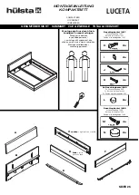 Предварительный просмотр 25 страницы Hülsta Luceta Wardrobe Assembly Instruction Manual